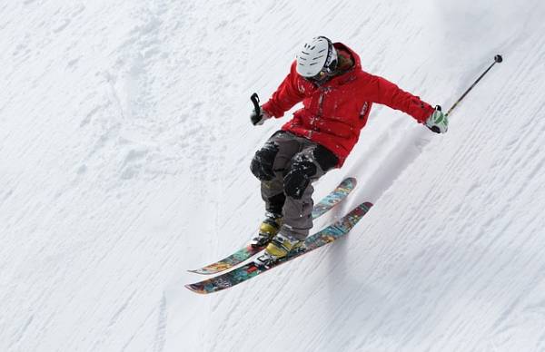 Skiing Down a Mountain